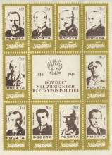 1918-1945  Dowódcy Sił Zbrojnych Rzeczypospolitej