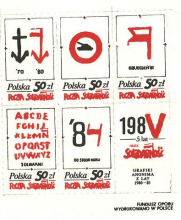 Grafiki Anonima z lat 80-85